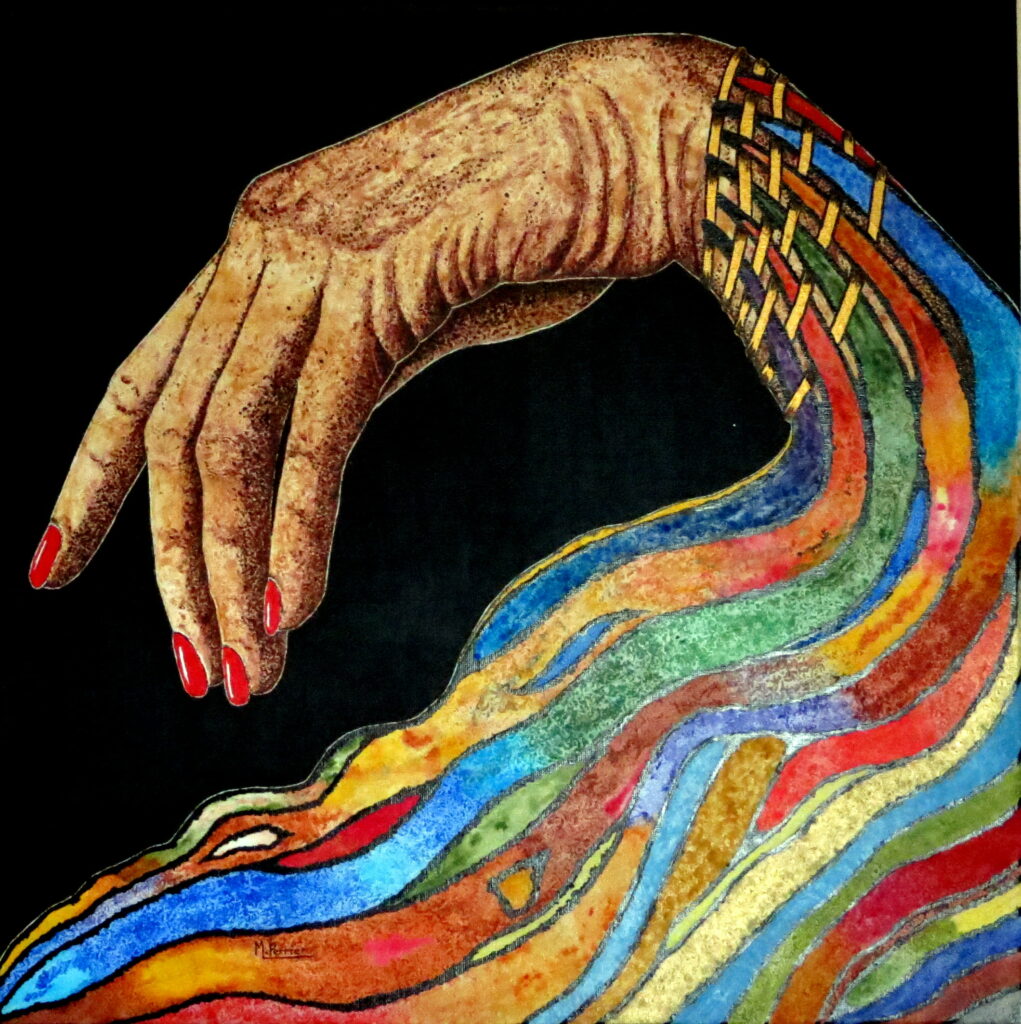 Main multicolore