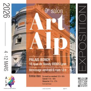 3 tableaux en technique pointillée de Michel Perrier seront exposés au Palais de Bondy, bâtiment historique remarquable, au cœur du Vieux Lyon - du 4 au 12 mars 2026