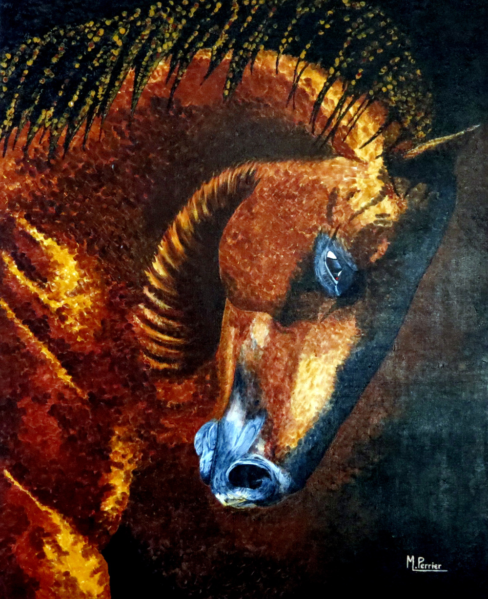 Cheval brun