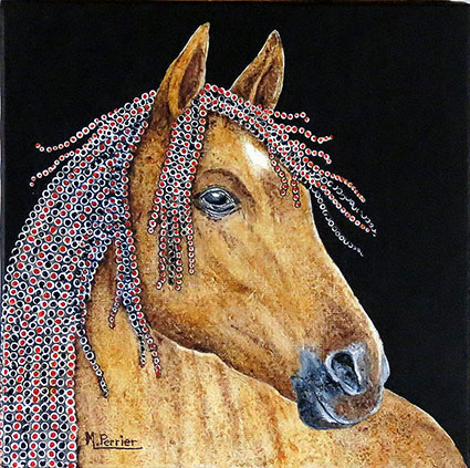 Cheval pointillé n° 5