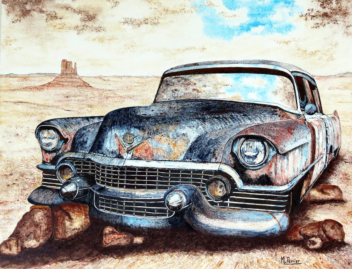 Cadillac 54 Cadillac 54 dans le désert