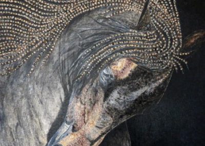 Cheval gris