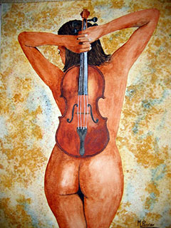 Jeune fille au violon